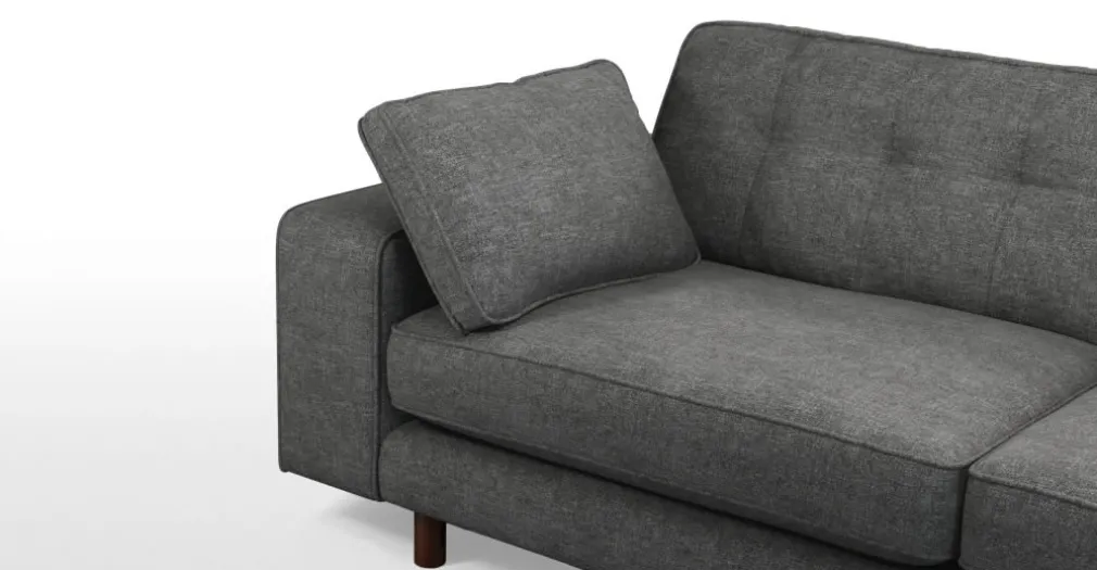Sofá de 3 Cuerpos Tobias – Gris Pizarra