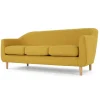 Sofá de 3 Cuerpos Tubby – Amarillo Mostaza