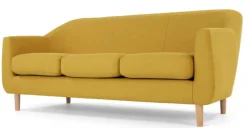 Sofá de 3 Cuerpos Tubby – Amarillo Mostaza