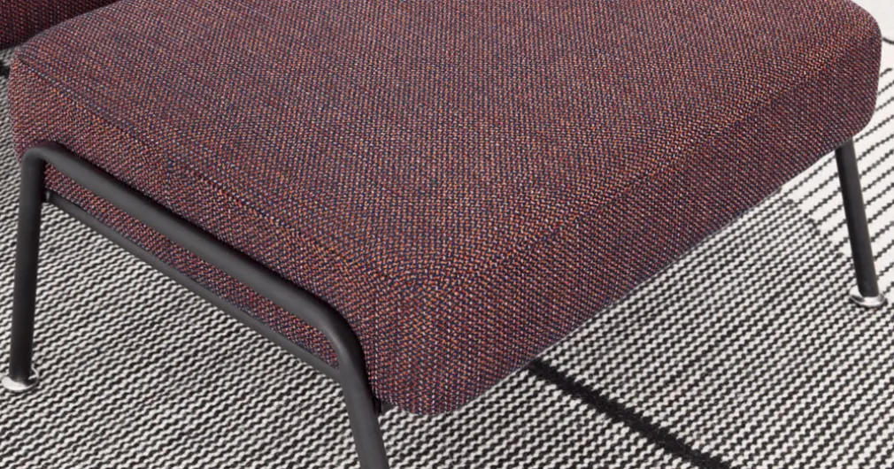 Taburete Knox – Azul y rojo