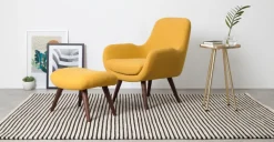 Taburete Moby – Amarillo yema