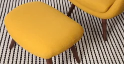 Taburete Moby – Amarillo yema