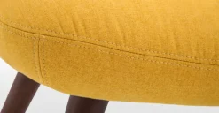 Taburete Moby – Amarillo yema